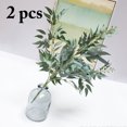 thumbnail image 1 of Coofit 2 Branches Artificial Plant Decorative Faux Plant Fake Plant for Wedding, 1 of 10