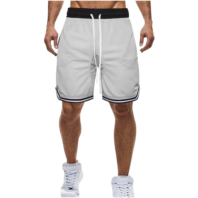 Shorts pour Hommes en Solde, Shorts Légers pour Hommes Shorts Décontractés pour Hommes Shorts en Molleton pour Hommes Shorts de Mise en Forme pour Hommes Short de Pyjama pour Hommes, Gris, 4TG