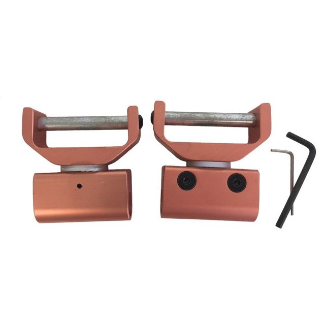 AJ Tack Swivel and Lock Stirrup Turner Copper Brown / 2.5"