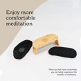 thumbnail image 3 of Mindful Modern Pro Bamboo Meditation Bench, Wood Frame Foldable w/Cushion, 3 of 7