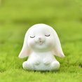 thumbnail image 2 of Small Cute Rabbit Gardening Succulents Resin Decorative Ornaments, 2 of 3