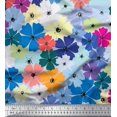 thumbnail image 1 of Soimoi Velvet Fabric Artistic Flower Printed Fabric 1 Yard 58 Inch Wide, 1 of 3