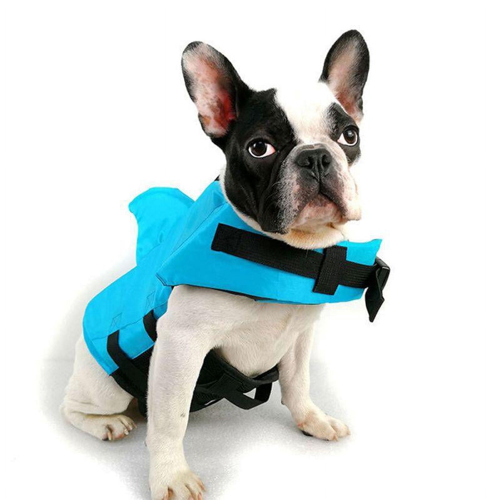 Shark Pet Dog Life Jacket Safety Clothes Swimming Float Lifesaver Vest Costumes