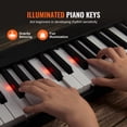 thumbnail image 4 of VEVOR 88 Key Folding Keyboard Piano Portable Foldable Piano Bluetooth MIDI Black, 4 of 9