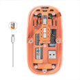 thumbnail image 2 of Souris d'Ordinateur Sans Fil Mouse 1600DPI 2,4G Sans Fil Silencieuse avec Récepteur USB pour PC Portable Cahier Tablette Rose, 2 of 5