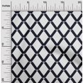 thumbnail image 2 of oneOone Velvet White Fabric Geometric Fabric For Sewing Printed Craft Fabric By The Yard 58 Inch Wide, 2 of 5