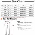 thumbnail image 3 of Pants for Women, Womens Fashionable Striped Printed Drawstring Wide Leg Pants, 3 of 5