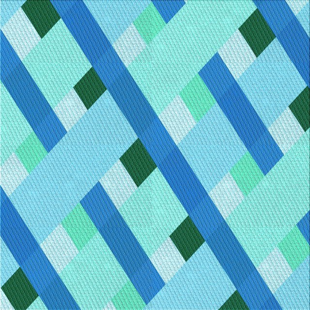 Ahgly Company Machine Washable Indoor Square Transitional Dark Turquoise Green Area Rugs, 7' Square