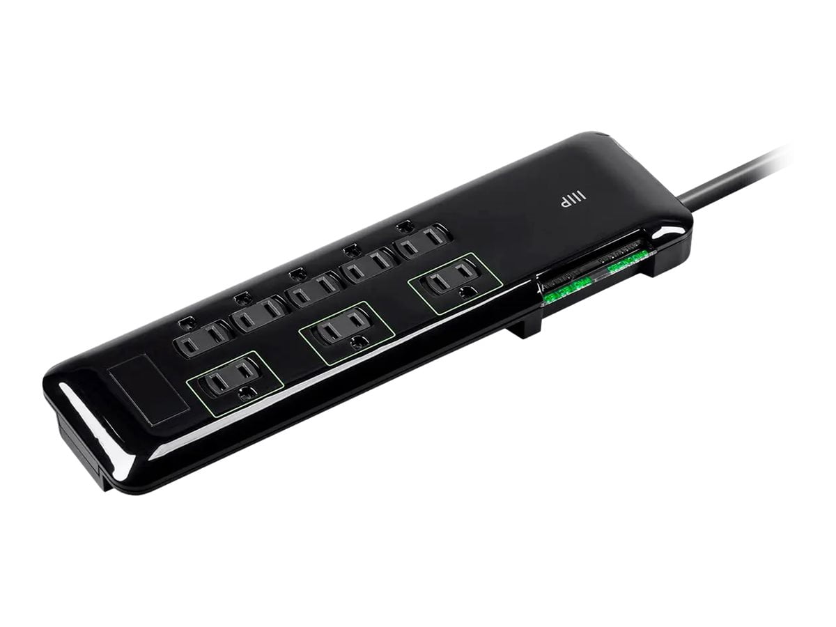 8 Outlet Mini Surge Protector 6ft Cord, 3420 Joules - Monoprice®