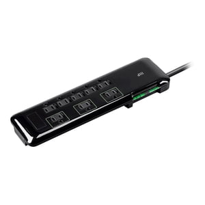8 Outlet Mini Surge Protector 6ft Cord, 3420 Joules - Monoprice®