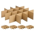 thumbnail image 2 of LEEYNEER Glassware Packing Box 5 Pack Shipping Box Divider Cardboard Packaging Box For Glassware Moving Box With Divider Boxes And Moving Supplies, 2 of 6