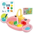 thumbnail image 1 of ziyahi Electric Sink And Water Play Toys Simulated Kitchen Sink For Educational Fun Reliable And Safe pink, 1 of 6