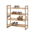 thumbnail image 1 of TRINITY Bamboo Shoe Rack - (2 Pack), 1 of 8