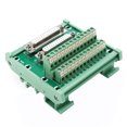 thumbnail image 4 of AMONIDA Bornier DB25-M6 Double Tête Femelle DIN Rail Mount Interface Module Bornier Connecteur Carte Ensemble de Composants Électroniques Kit Bornier Connecteur Carte, 4 of 8