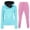 Pink, variant on IROINNID Tracksuit For Women 2 Pieces Set Deals Fall Winter Outfits Sports Tracksuits Long Sleeve Pullover Hoodies Pants Suit Sport Outfits Set,Blue
