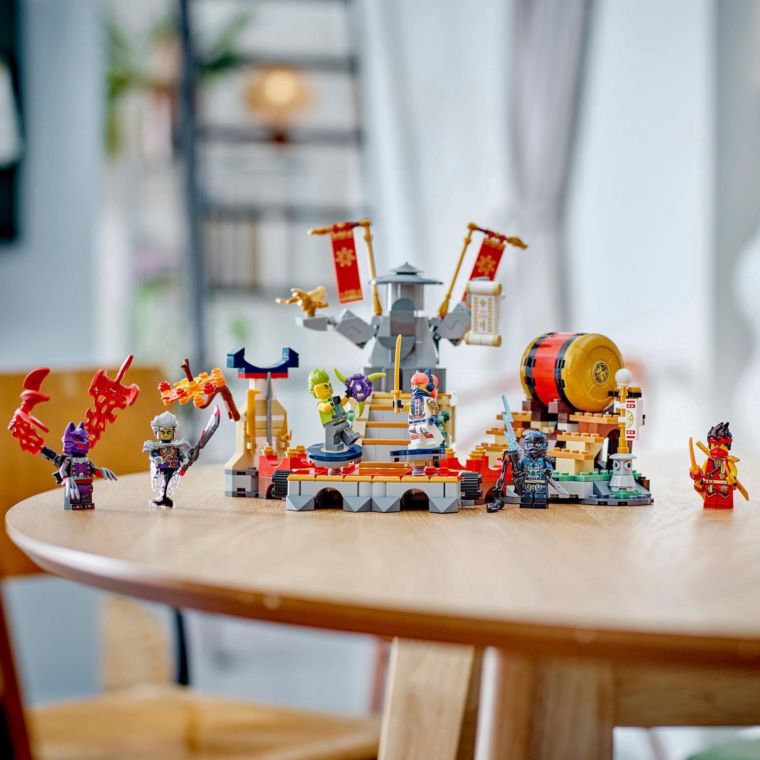 LEGO NINJAGO Tournament Battle Arena Playset with 6 Minifigures