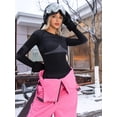 thumbnail image 3 of Charmo Womens Basic Thermal Underwear Sets Long Johns Layer Tops & Bottom Pajama Fall Winter, 3 of 8