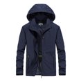 thumbnail image 2 of Pisexur Men's Tactical Jacket Stretch Waterproof-Breathlable Rain Jacket Water-Resistant Jacket Soft Shell Winter Coats Military Jacket, 2 of 3
