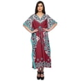 thumbnail image 1 of Moomaya Caftan pour Femmes Grande Taille Tenue d'Été Sortie de Plage Kimono Robe Caftan, 1 of 6