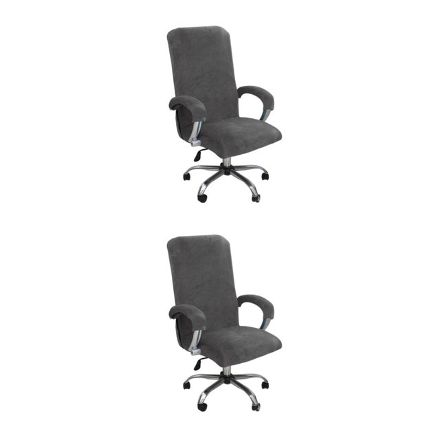 Transemion 1/2/3 3x Experience Unmatched Comfort And Elegance Chair Covers Wide Application gray L 2PCS