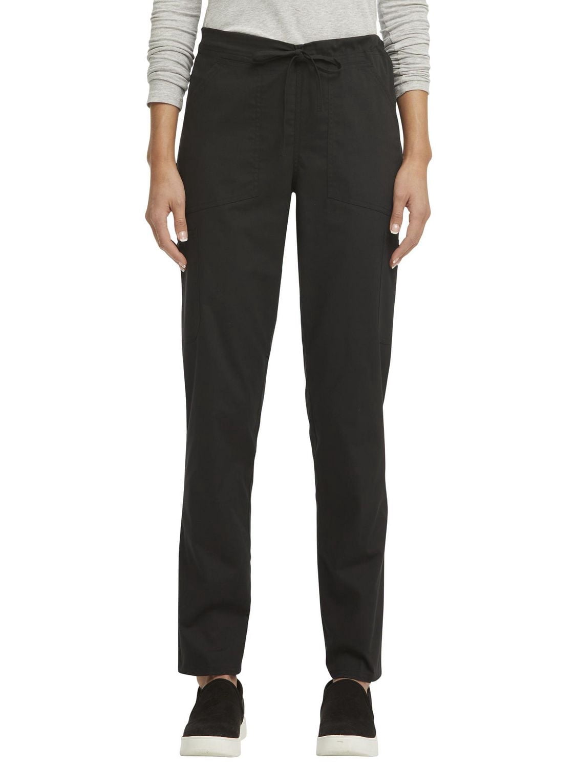 Pantalon d’uniforme médical en popeline extensible avec cordon de serrage Core Essentials Scrubstar pour femme