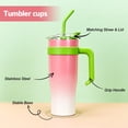 thumbnail image 2 of 40 OZ Tumbler with Handle Leak Proof Reusable Water Bottle, 2 of 8