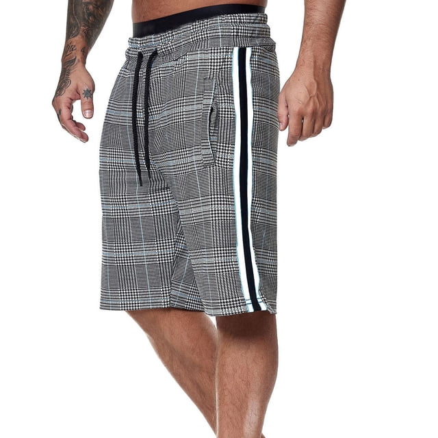 Dvkptbk Maillots de Bain Courts pour Hommes à Séchage Rapide Imprimés avec Poches, Maillots de Bain pour Surf, Rafting, Pêche, Randonnée, Shorts de Fête - Soldes d'Été Liquidation