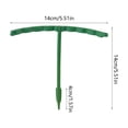 thumbnail image 3 of Climbing Plant Support Garden Trellis Flower Support Pole Tomato Cage Vegetable Rack Bonsai Tool Plant Climbing Frame White Painted Steel Core, 3 of 9