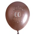thumbnail image 1 of Premium 60th Birthday Pink Gold Latex Balloons - Durable, Vibrant & Eco-Friendly, 1 of 5