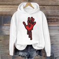 thumbnail image 2 of WEAIXIMIUNG Sweat à Demi-Zip pour Femmes Sans Capuche Automne et Hiver 2025 Tendance avec Impression de Lettres, 2 of 4