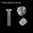thumbnail image 4 of Unique Bargains M8x50mm Plastic Phillips Machine Screws, PC Flat Head Machine Bolts 10 Pack, 4 of 4
