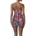 thumbnail image 4 of Fortune Boho Tube Dress for Women Sleeveless Bodycon Mini Dresses, 4 of 8