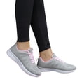 thumbnail image 2 of XIAQUJ Chaussures Croisées Course Décontractées Chaussures Rondes Femmes en Maille à Brides Mode Plates Chaussures Décontractées pour Femmes Espadrilles Mode pour Femmes Gris 7.5(40), 2 of 8