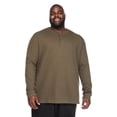 thumbnail image 1 of George Big Men's Long-Sleeve Henley T-Shirt, 1 of 6