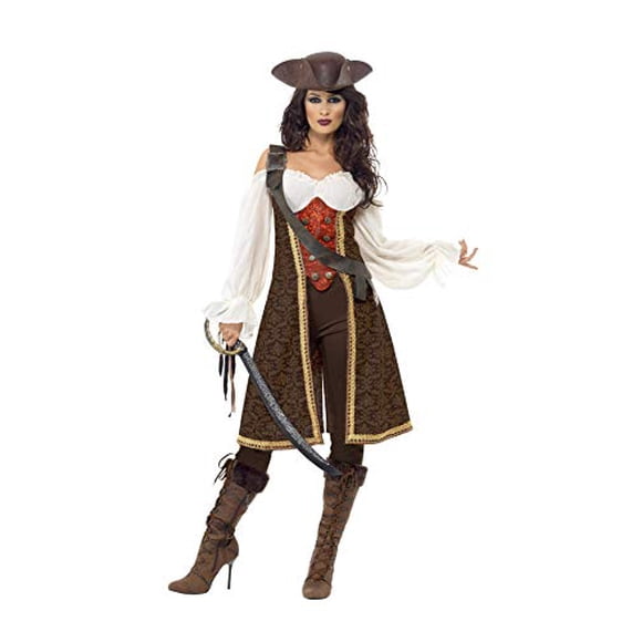 Smiffys High Seas Pirate Wench Costume, M - US Size 10-12