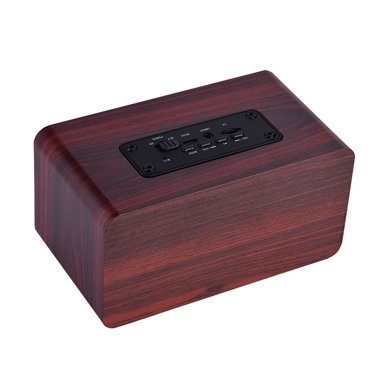 Wireless Speaker, Fast Charging Effective Source Input Speaker, Stereo Loudspeakers Wooden Walking Out Camping Picnic For Party