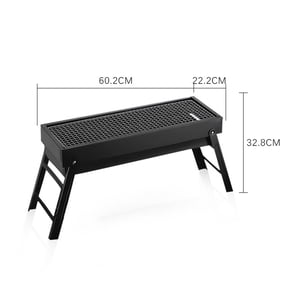 Grill barbecue portable, Grill Barbecue portable Multifonction Barbecues Charcoal Grill BBQ Grill Intégration sans soudure