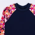 thumbnail image 4 of MIASHUI Girls Swimsuits 2 Piece Rash Guard Sets Long Sleeve Bathing Suits Beachwear,Dark Blue,2-3 Years, 4 of 7