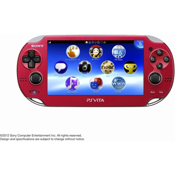efurbished Excellent Condition SONY PS Vita PCH-1000 ZA-04 Dark Red