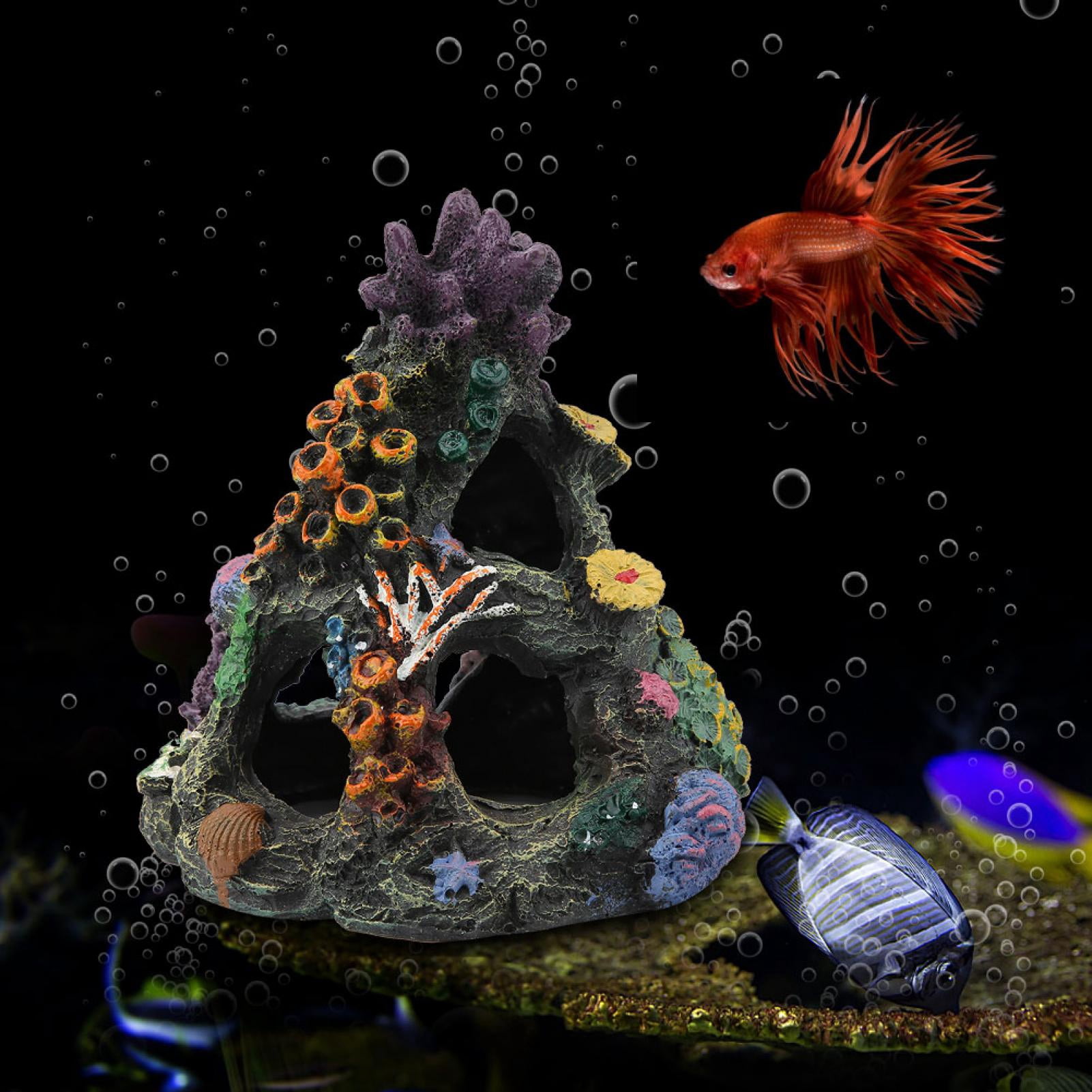 Fish Tank Ornaments, With A Variety Of Holes Simulation Resin Aquarium Decor, Garden Household Office For Aquarium Fish Tank