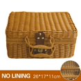 thumbnail image 1 of MesaSe Picnic Basket Large Size Organizer Container Storage Basket With Lid, 1 of 2