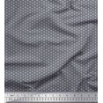 thumbnail image 1 of Soimoi Polyester Crepe Fabric Geometric Small Print Sewing Fabric Yard 52 Inch Wide, 1 of 3