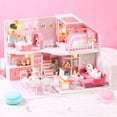 thumbnail image 2 of Kit de Maison de Poupée Miniature Maison de Poupée Miniature Assemblage Maison de Poupée Enfants Assemblage Diy Kit de Maison de Poupée Kit de Maison de Poupée Miniature Kit de Construction Cadeau d'Anniversaire, 2 of 8