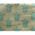 thumbnail image 4 of oneOone Georgette Viscose Fabric Turtle Block Print Fabric By The Yard 42 Inch Wide, 4 of 4