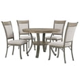 thumbnail image 1 of Trager 5-Piece Dining Set, Pewter, 1 of 9