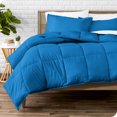 thumbnail image 1 of Bare Home Down Alternative Comforter Set - 3-Pieces - All Seasons - Queen, Medium Blue, 1 of 7