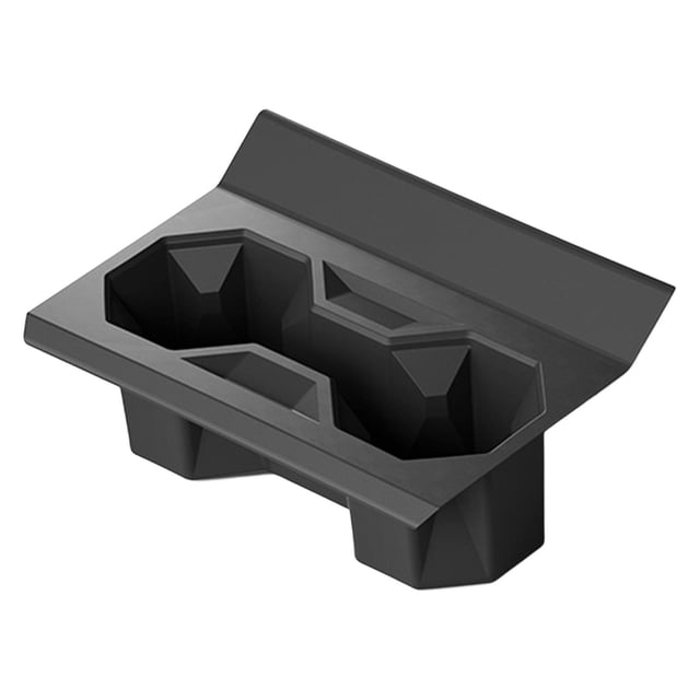 koolsoo Center Cup Holder Insert Silicone Automotive Interior ,Sturdy,Easy to Install ,Water Cup Holder Interior Accessory Black