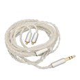 thumbnail image 4 of Silver Plated Copper Headphone Cable, Improves Headphone Resolution Headphone Cable Gold Plating Plug 47.2in Long Soft And Flexible  For W10 For UM PRO20, 4 of 8