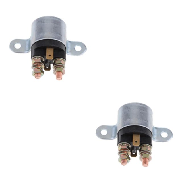 Wweixi Solenoid Relay High Cranking Power Easy Install Reliable Fitment Easy To Install Automotive Relay 75mm*60mm 2Set