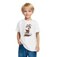 thumbnail image 3 of RXIRUCGD 2025 Vêtements d'Été pour Enfants T-shirt Imprimé Mode Mignon Col Rond Manches Courtes, 3 of 5